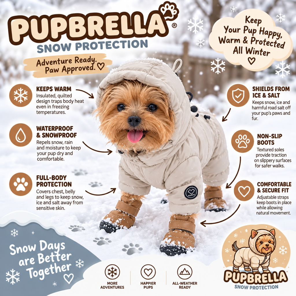 PupBrella™ Dog Wintersuit